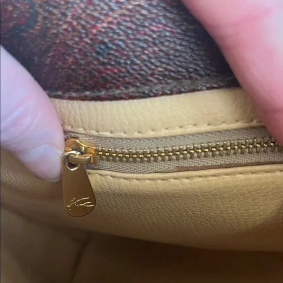 ETRO Brown Paisley Shoulder Bag - Picture 9 of 14